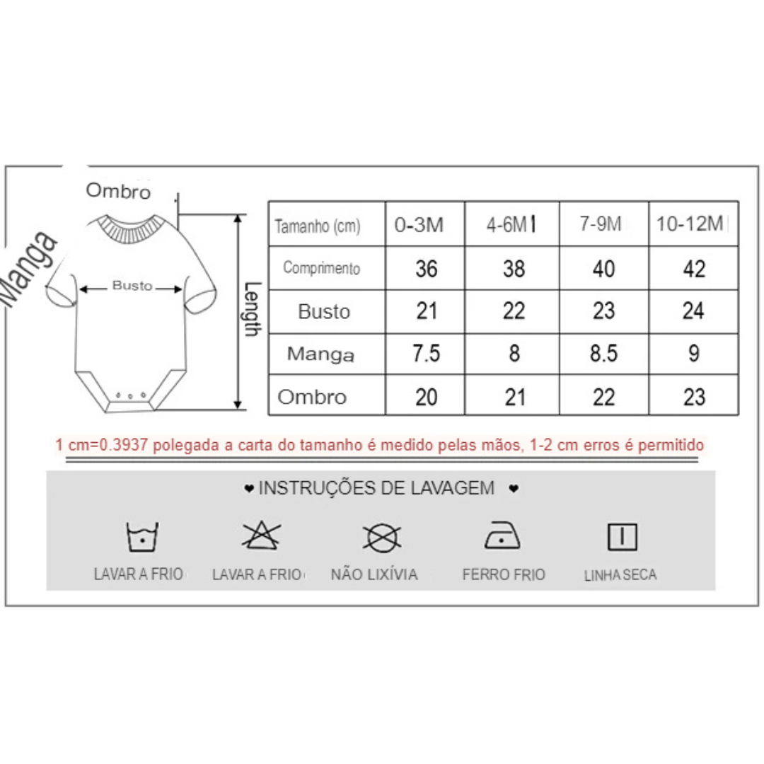 Kit Conjuntos 5 Bodys e 4 Calças Bebê Menina