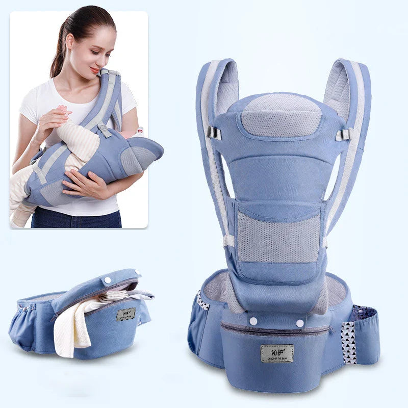 Canguru Ergonômico Bebe Carregador Passeio Conforto 25kg 0-36 Meses