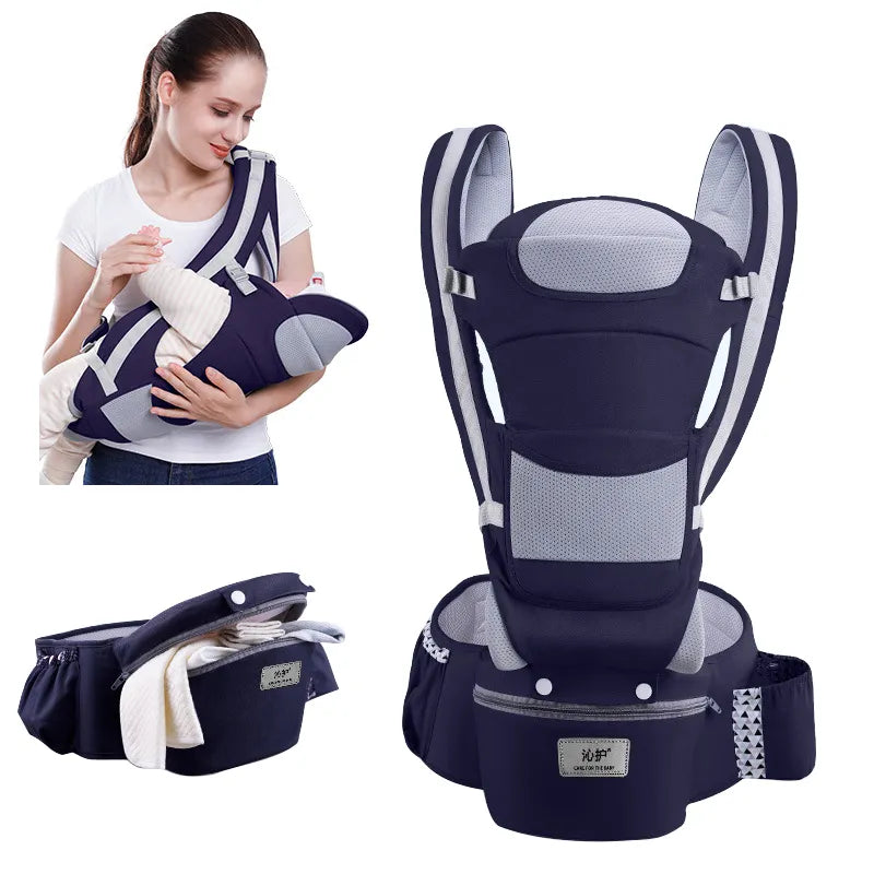 Canguru Ergonômico Bebe Carregador Passeio Conforto 25kg 0-36 Meses