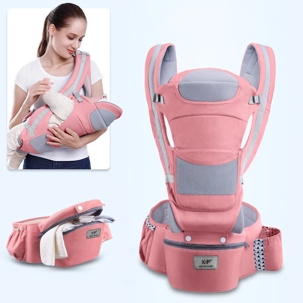 Canguru Ergonômico Bebe Carregador Passeio Conforto 25kg 0-36 Meses