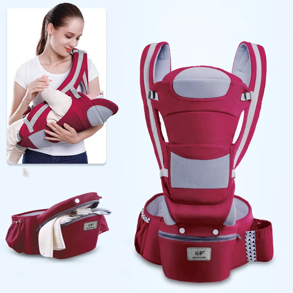 Canguru Ergonômico Bebe Carregador Passeio Conforto 25kg 0-36 Meses