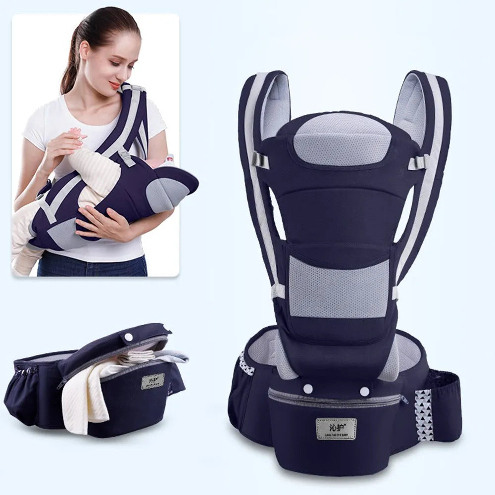 Canguru Ergonômico Bebe Carregador Passeio Conforto 25kg 0-36 Meses